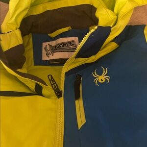 Spyder Vibrant Yellow and Blue Jacket